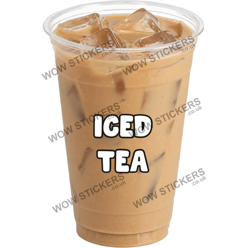 Coffee van sticker iced tea - van,