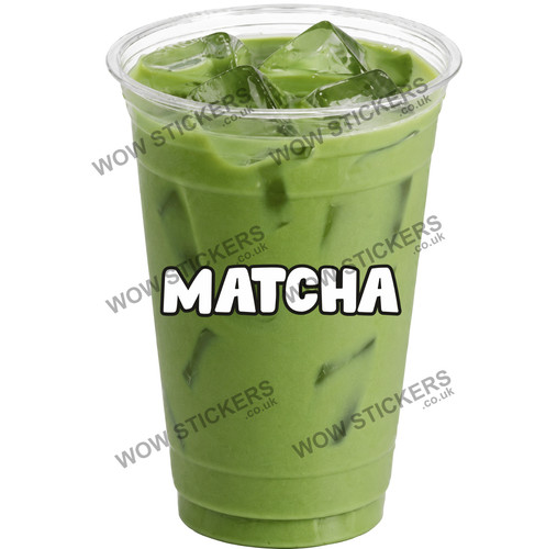 Coffee van sticker - , matcha