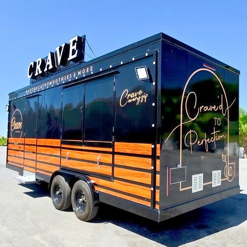 Mobile truck food - food, trailer