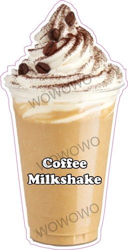 Ice cream van sticker - , coffee